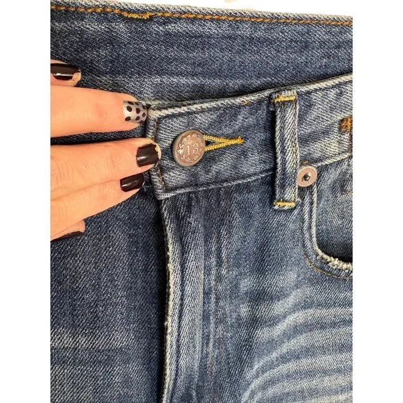 R13 Romeo Mid-Rise Straight-Leg Jeans-sz 25 - Picture 9 of 14